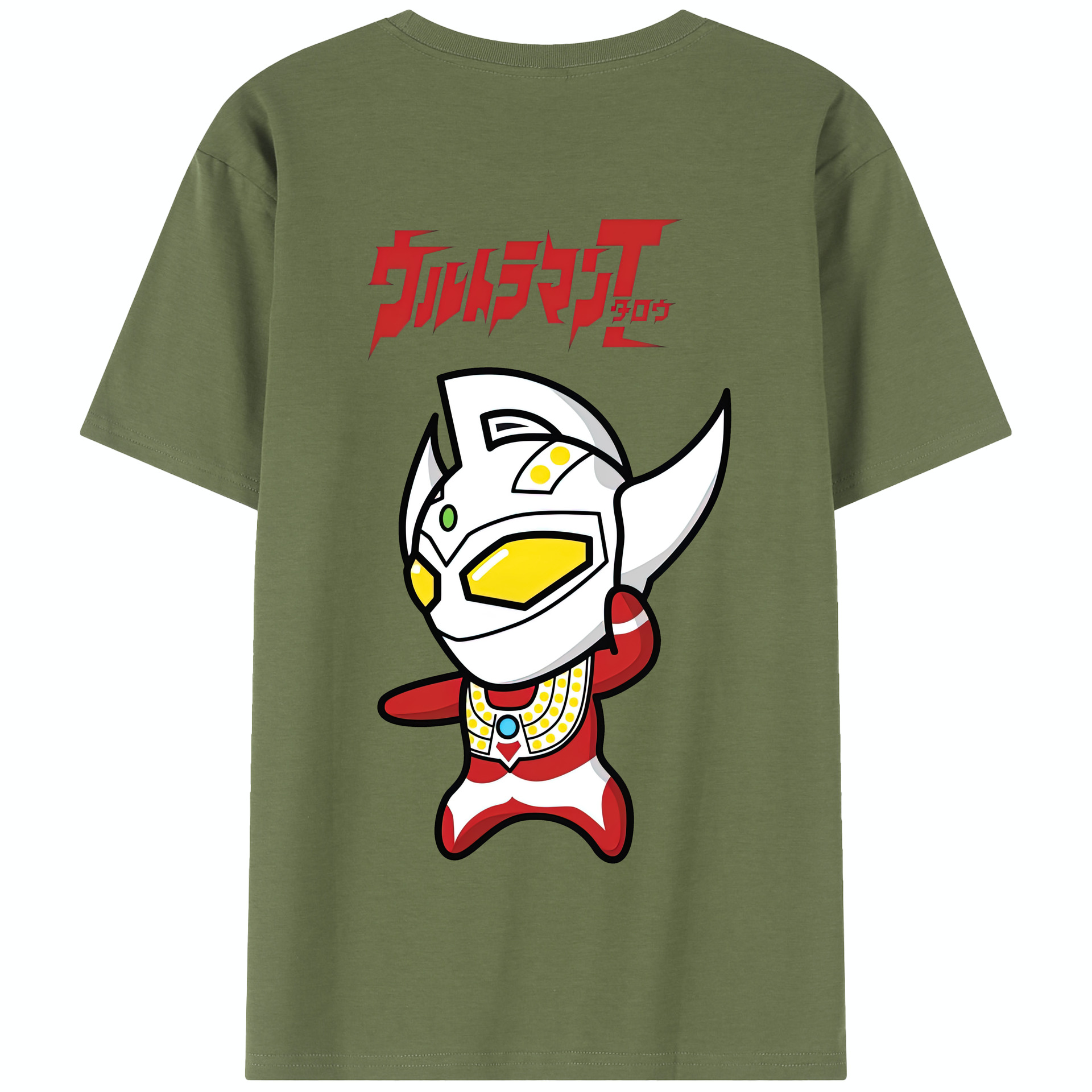 （画像用） ウルトラマン Ultraman 綿100％半袖Tシャツ（背面プリント）